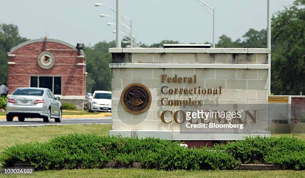 The Coleman Federal Correctional Complex stands in Coleman, Florida, U.S., on Wednesday, July 21, 2010. Conrad Black, the ex-Hollinger International Inc. chairman, was freed from this facility today after posting a $2 million bail bond guaranteed by a family friend. Photographer: Roberto Gonzalez/Bloomberg via Getty Images